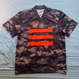 Adidas Tan Graphic Camo Jersey